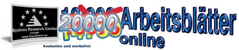 1000 Arbeitsblätter online