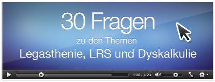 30 Fragen Legasthenie Dyskalkulie