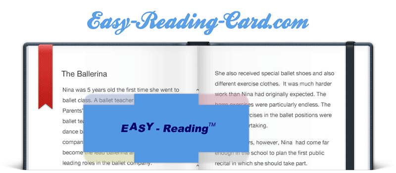 EASY READING CARD